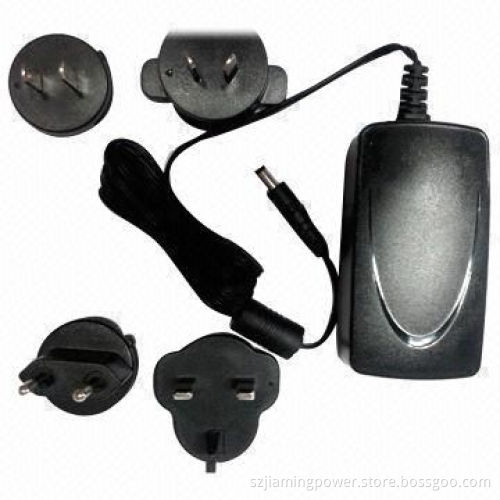18V 1.2A AC/DC Adapter with Universal Interchangeable